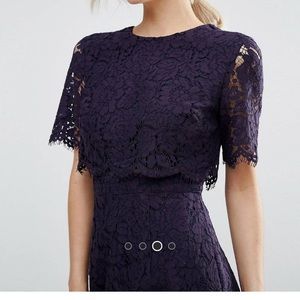 ASOS petite pencil dress in lace
